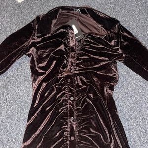 Fashion Nova suede dress